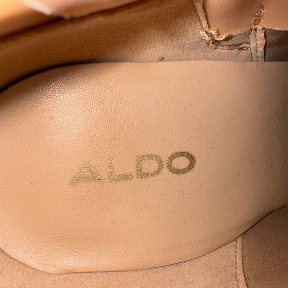 Aldo Marta Beige Ankle Booties Size 7 - Picture 14 of 15